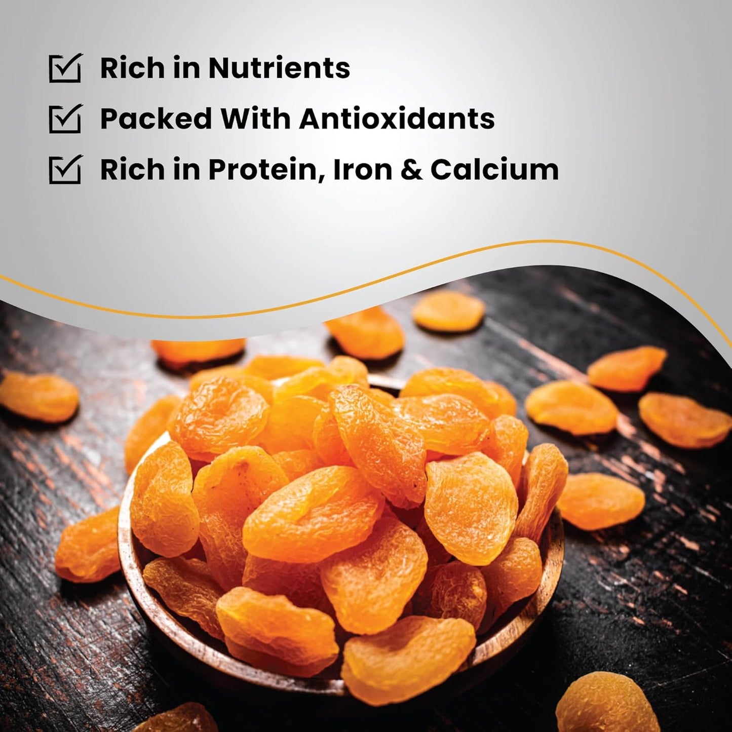HARVEAST Turkish Jumbo Dried Apricots