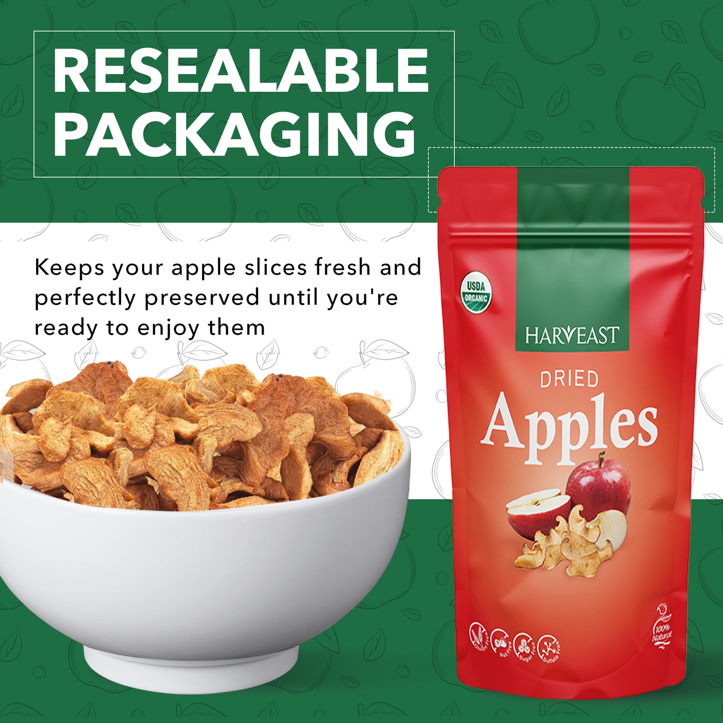 HARVEAST Dried Apples