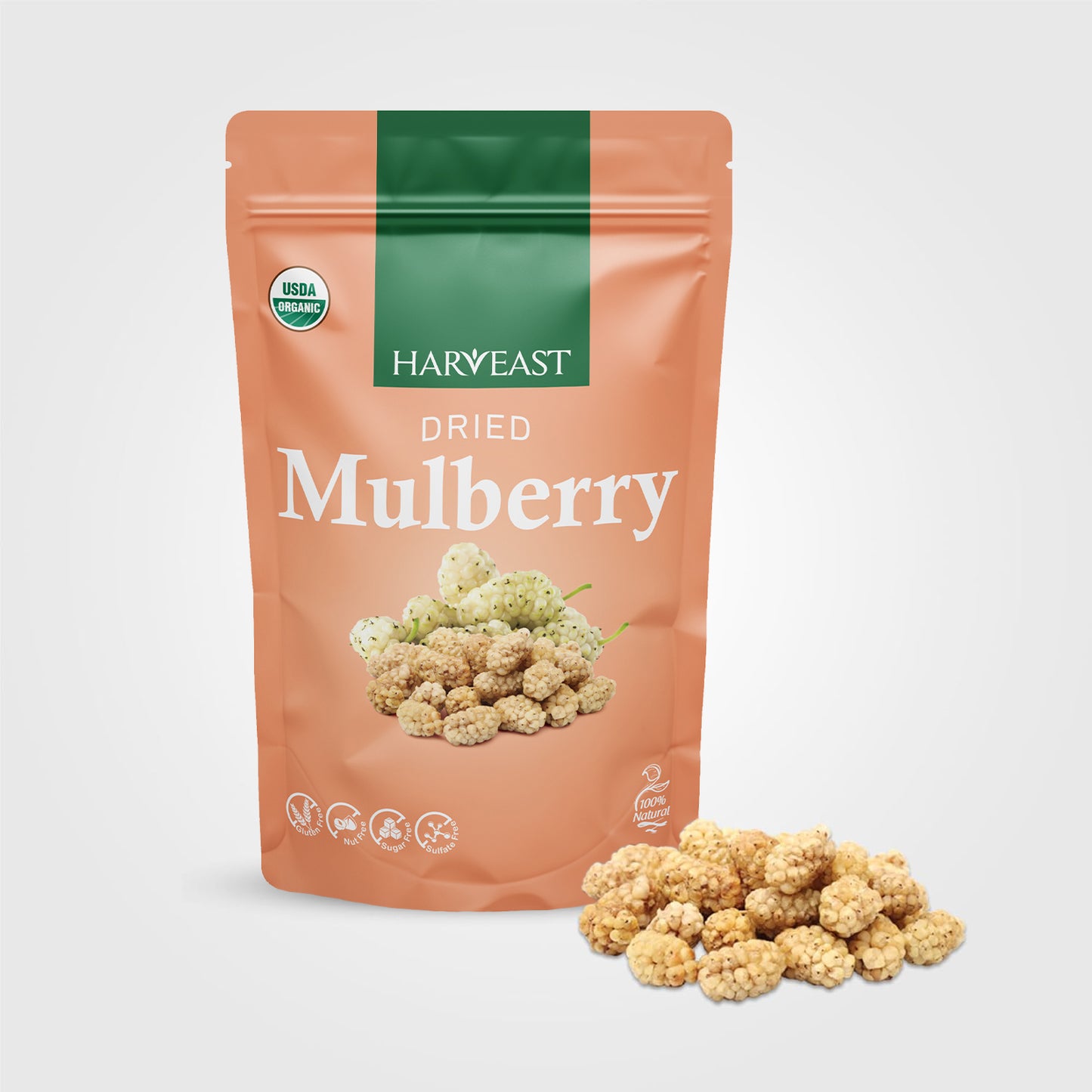 HARVEAST Turkish Dried Mulberries