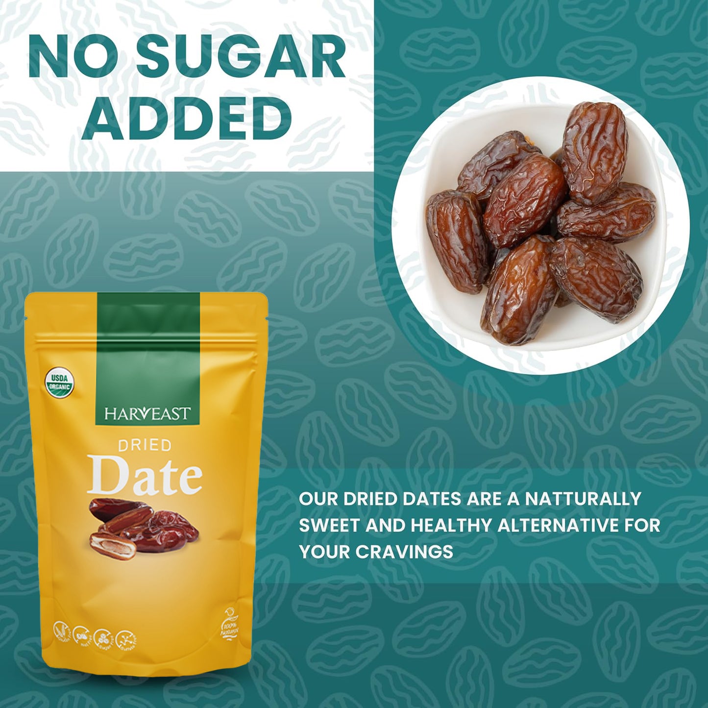 Harveast Organic Medjool Dates